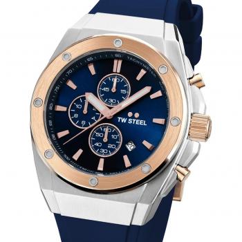 TW Steel CE4105 CEO Tech 44mm Men's Chronograph Watch - 10ATM Water Resistance