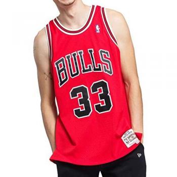 Mitchell & Ness NBA Chicago Bulls 1997 Scottie Pippen Swingman Jersey - Red, Size M