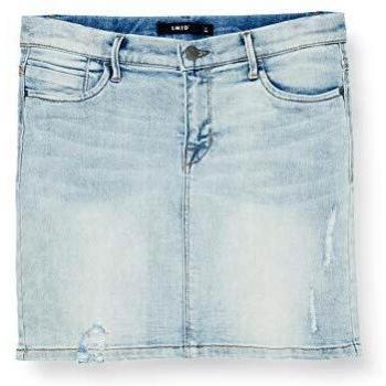 Name IT NOS Niñas Nlfsiw Dnmtem 1305 Skirt Noos falda Not Applicable, Mezclilla azul claro, 158 EU