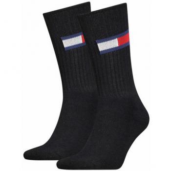 Calcetines Altos Tommy Hilfiger Logo Bandera - Paquete de 2, Talla 39/42