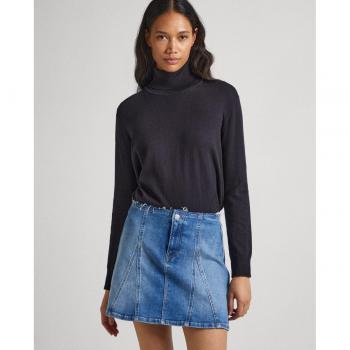 Jersey de Cuello Alto Mujer Pepe Jeans - Elegante y Moderno con Detalles Calados