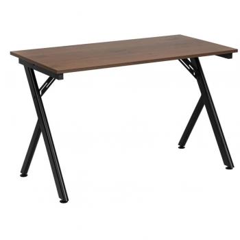 Escritorio Natural DM - Metal 120 x 60 x 75 cm, Ixia - Escritorio Madera MDF Natural 120 x 60 x 75 cm