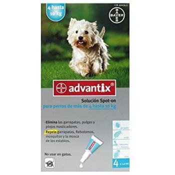 K9 Advantix II Flea, Tick and Mosquito Prevention for Small Dogs, 4-10 lbs