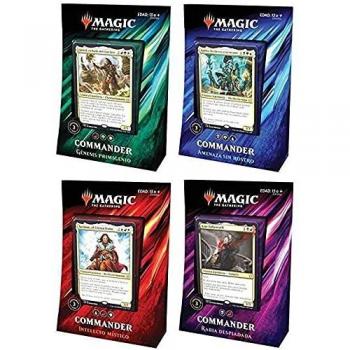 Magic The Gathering - Commander 2019 Pack 4 Decks Español