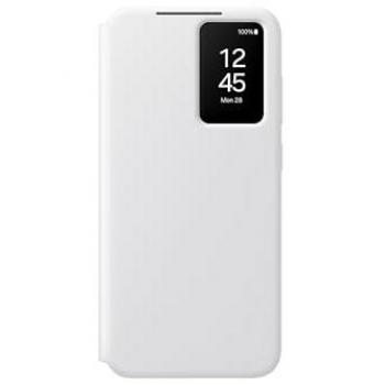 Funda Tipo Cartera Inteligente Samsung para Galaxy S24 FE, Color Blanco