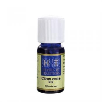 Aceite esencial de corteza de limón Bio 30 ml - Herbes & Traditions