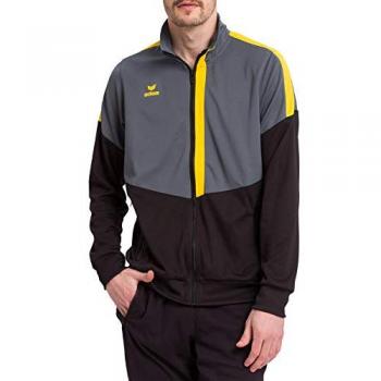 Erima Worker Squad Jacket Slate Grey / Black / Yellow L male