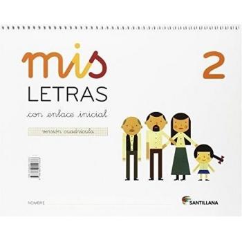 MIS LETRAS 2 CON ENLACE INICIAL VERSION CUADRICULA - 9788468019338