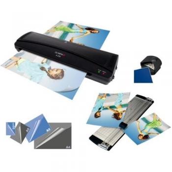 Plastificadora Térmica Olympia 3113 A4 4 en 1 con Cortador y Redondeador de Esquinas, incluye 40 Folios Laminados