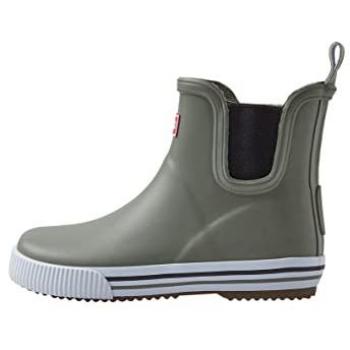 Reima Ankles Waterproof Ankle High Rain Boots for Kids - Lightweight Sustainable Rubber Footwear in Greyish