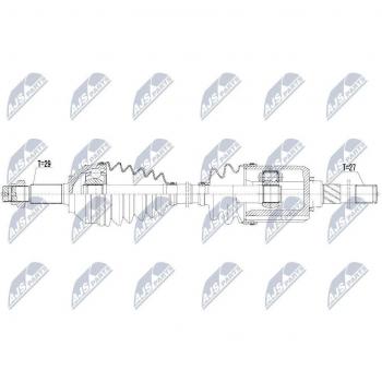 Árbol de transmisión NTY NPW-NS-055 - Alta resistencia y durabilidad