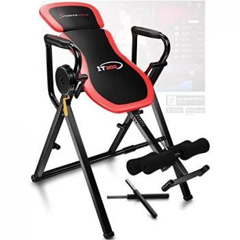 Sportstech Tabla de Inversión Plegable Multifuncional 6 en 1 | Sistema Inteligente de Palanca Giratoria | Ejercicio 360° | Incl. Correa de Seguridad | Fácil Montaje Tabla de Gravedad - IT300