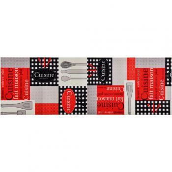 Alfombra de cocina lavable Cuisine 60x300 cm vidaXL