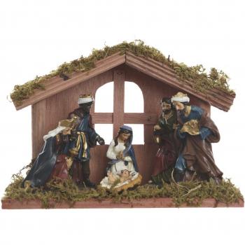 Nacimiento Belén con 6 figuras de 9cm