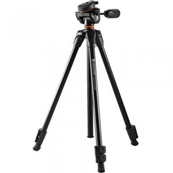 Vanguard Espod CX 203AP - Trípode de aluminio con rótula de 3 vías y hasta 3.5 kg de carga