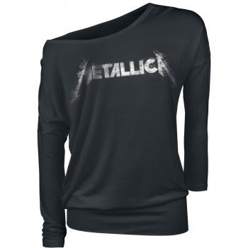 Metallica Spiked Logo Manga Larga Mujer Negro 3XL