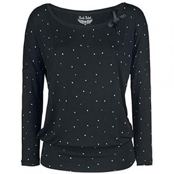 Rock Rebel by EMP Fast and Loose Mujer Camiseta Manga Larga Negro S