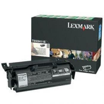 Tóner Original Lexmark T650H11E Alta Capacidad Negro