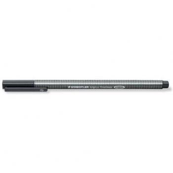 Staedtler – Juego de 3 fineliners Triplus, gris, longitud de trazo:
