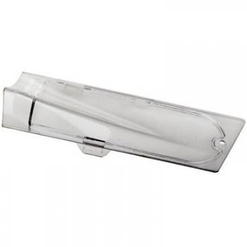 Tapa de Lámpara Derecha para Campana Whirlpool 482000009360 - Plexiglás Transparente