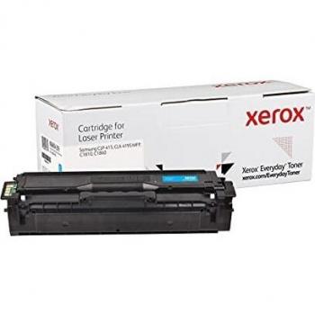 Xerox Everyday Toner Compatible para Samsung CLP-415/CLX-4195, Color Cian, Reemplazo de CLT-C504S/SU025A