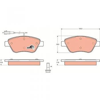 TRW Automotive AfterMarket GDB1482 pastilla de freno