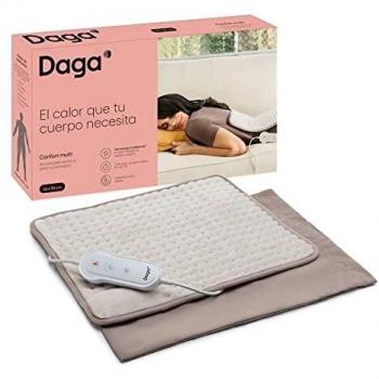 DAGA Almohadilla Térmica Confort Multi, Tecnología Intellisense, Suave Tejido, 3 Programas, 4 Temperaturas