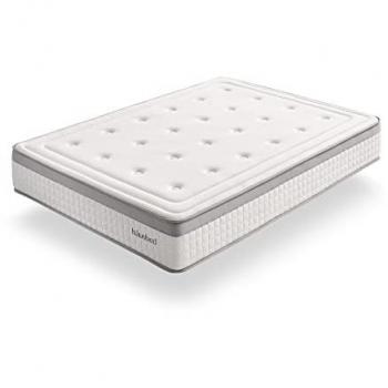Colchón Viscoelástico BIRKE 90x200 cm - Altura 26 cm, Relleno Thermosystem HR, Núcleo Biopore Alta Densidad, Tejido Stretch Coral 350g