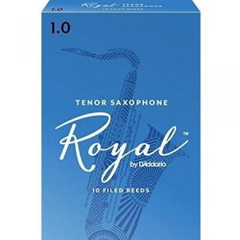 Rico Royal Tenor Saxophone Reeds Strength 1.0 Pack of 10