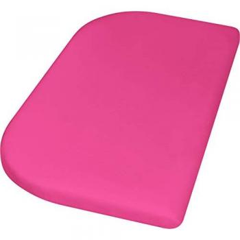 Sábana Bajera de Algodón Impermeable Rosa para Cama Lateral 89 x 51 cm