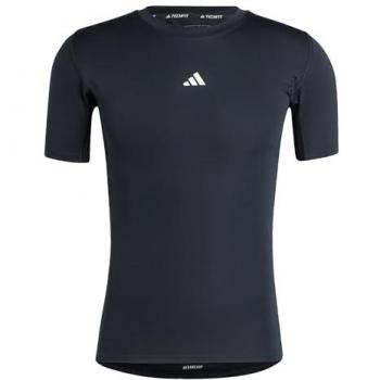 Camiseta de Compresión Adidas Techfit Negra 3XL para Hombre