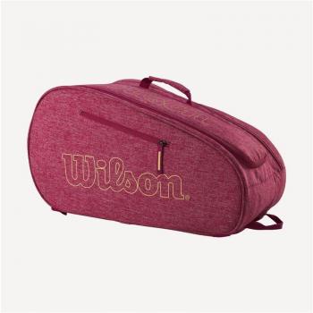 Paletero Wilson Team Padel Bag Rojo/Cream