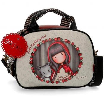 Gorjuss Little Red Riding Hood - Neceser con bandolera, 28 cm, Multicolor