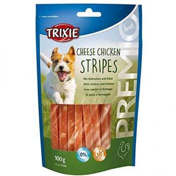 TRIXIE Snack PREMIO, Chicken & Cheese Stripes, 100 g, Perro