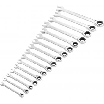 16 Piece Metric Ratchet Combination Spanner Set by Draper Hi-Torq