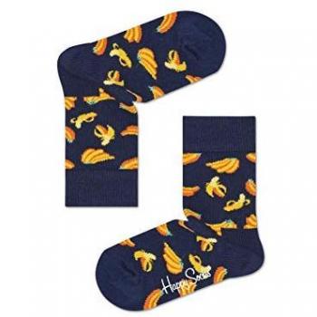Happy Socks Calcetines, Banane Marineblau, 4-6 años Unisex Kids