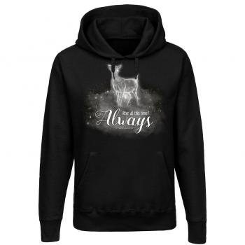 Harry Potter Always Jersey con Capucha Mujer Negro M