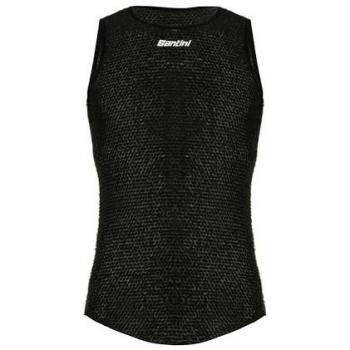 Camiseta Interior Santini Alpha Negra Sin Mangas XL-XXL