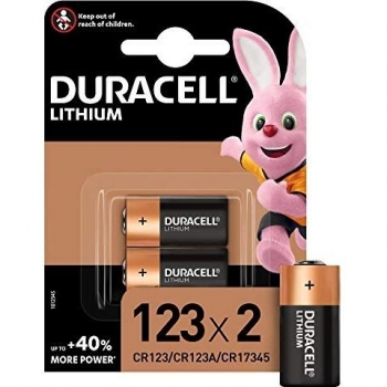 Duracell High Power Lithium 123 Battery 3 V, Pack of 2