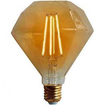 Bombilla LED Diamante E27 6W Equi.40W 500lm 2100K Gold 15000H 7hSevenOn Vintage