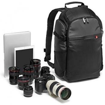 Manfrotto MB MA-BP-BFR Mochila para Cámara Advanced Befree, para Portátil 15, Acceso Posterior, Bolsillo Lateral Expansible para Trípode, para Cámaras DSLR/Sin Espejo/CSC/Dron y Objetivo Estándar