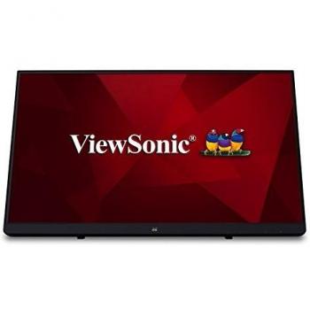 ViewSonic TD2230 22 Inch Full HD 10-Point Touch Monitor with VGA, HDMI, DisplayPort, Eye Care for Remote Collaboration, Black