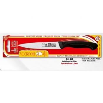 Cuchillo de Mondar Profesional De Luca con Mango de Acero Inoxidable 11 cm - Pack de 6 unidades
