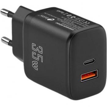 Cargador de Pared Leotec 35W con Puertos USB-C PD 3.0 y USB-A