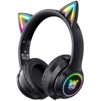 Auriculares Gaming ONIKUMA B90 Inalámbricos Bluetooth 5.0 con Micrófono y RGB, Negros