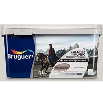 Bruguer Colores del Mundo Pintura para paredes monocapa Patagonia Perla Suave 4 L