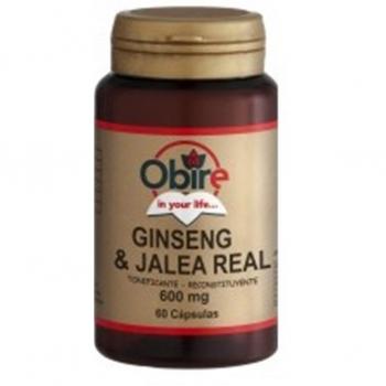 Obire Ginseng & Jalea Real 600 mg - 60 Capsulas