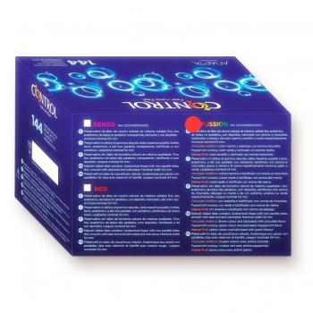 Control Preservativos Adapta Fussion Caja de 144 Unidades