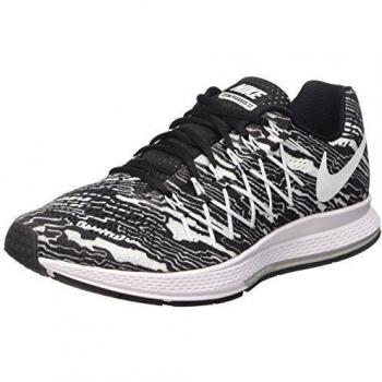 Nike Air Zoom Pegasus 32 Print, Zapatillas de Running Para Hombre, Negro / Blanco