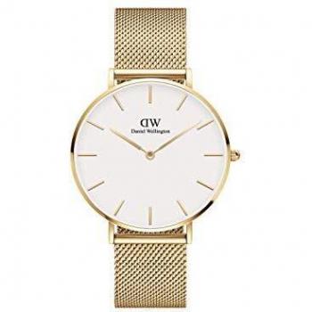 Reloj de mujer Petite DW00100346 de malla de acero dorado